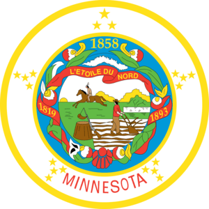 The Great Seal of the State of Minnesota Logo PNG Vector