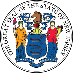 The Great Seal of the State of New Jersey Logo Vector