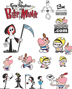 The Grim Adventures Of Billy & Mandy Logo PNG Vector