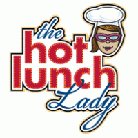 The Hot Lunch Lady Logo Vector