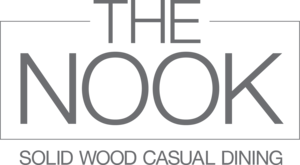 THE NOOK SOLID WOOD CASUAL DINING Logo PNG Vector