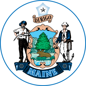 The State Seal of Maine Logo PNG Vector