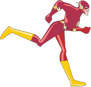 the flash justice league unlimited Logo Vector