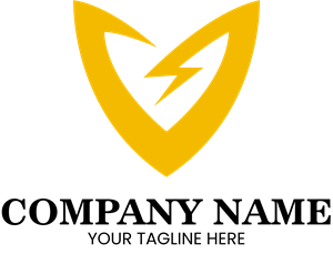 Thunder Shield Company Logo PNG Vector