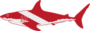 Tiburon Scuba Logo Vector
