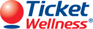 Ticket Wellness Logo Vector