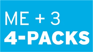 Ticketmaster me+3 4pack Logo Vector