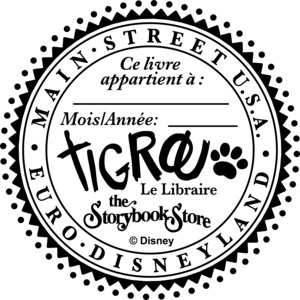 Tigger Stamp - The Storybook Store (DisneyParis) Logo PNG Vector