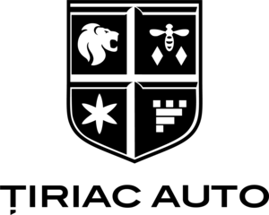 Tiriac Auto black Logo PNG Vector