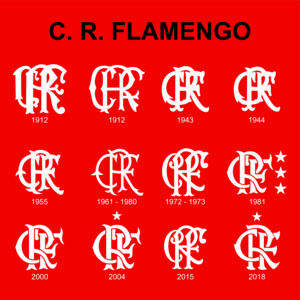 Todos CRF do Flamengo Logo PNG Vector