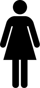 TOILET FOR WOMEN SIGN Logo PNG Vector