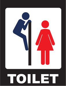 Toilet Logo PNG Vector