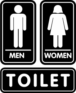 toilet sign Logo Vector