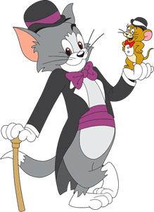 Tom and Jerry Logo Vector
