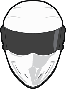 Top Gear Stig Helmet Logo Vector