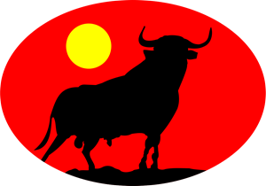 Toro Luna Logo Vector