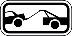 TOW AWAY ZONE SIGN Logo PNG Vector