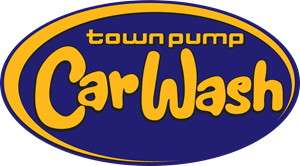 Town Pump Car Wash Logo Vector