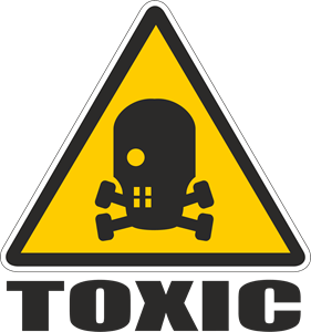 TOXIC WASTE SIGN Logo PNG Vector