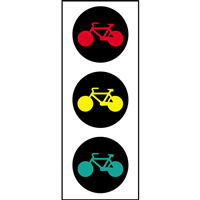 TRAFFIC LIGHTS FOR BICYCLES Logo PNG Vector