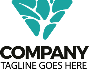 Triangle Tree Company Logo Vector
