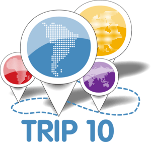 Trip 10 Viagens e Turismo Logo PNG Vector