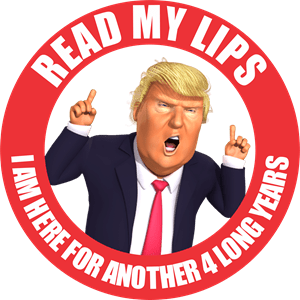 Trump - Read My Lips Logo Vector
