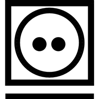 TUMBLE DRY NORMAL SYMBOL Logo Vector