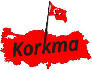 Türk bayrağı Korkma Logo PNG Vector