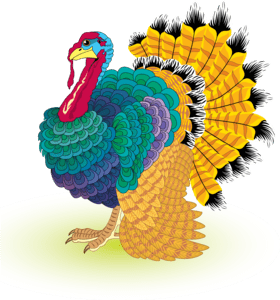 turkey bird thanksgiving symbol Logo PNG Vector
