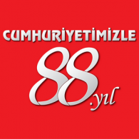 Turkiye cumhuriyetinin 88. yili Logo PNG Vector