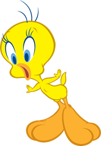 Tweety Bird Logo PNG Vector