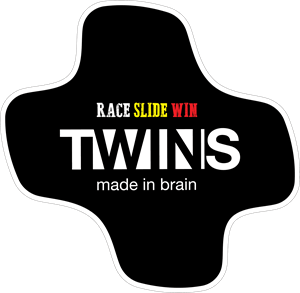 TWINS race slide win Logo PNG Vector