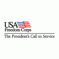 USA Freedom Corps Logo PNG Vector