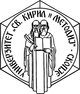 Univerzitet Sv. Kiril i Metodij Logo Vector
