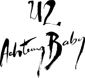 U2: Achtung Baby Logo PNG Vector