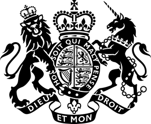 UK Coat of Arms Minimal Logo PNG Vector