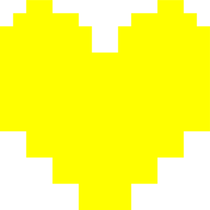 Undertale yellow soul Logo PNG Vector