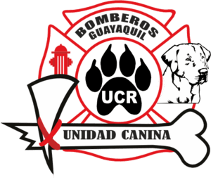 UNIDAD CANINA RESCATE BOMBEROS Logo PNG Vector