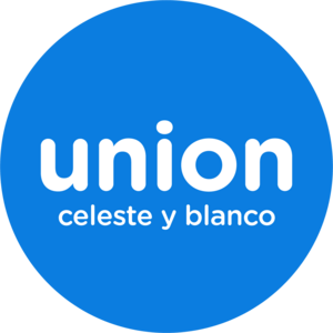 Union Celeste y Blanco Logo PNG Vector