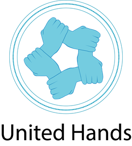 United Hands Logo Vector
