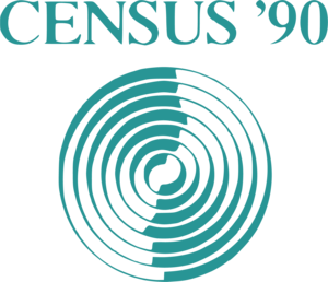United States Census 1990 Logo PNG Vector