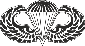 United States Paratroopers Logo Vector