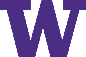 University of Washington Purple Block W Logo Vector
