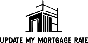 Update My Mortgage Rate Logo Vector