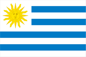 Uruguay Flag Logo PNG Vector