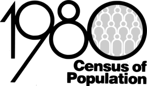 US 1980 Census of Population Logo PNG Vector