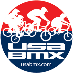 USA BMX circular Logo Vector