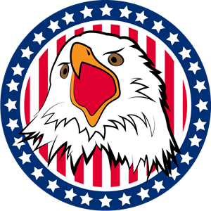 american eagle seal vector