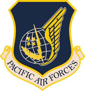 USA Pacific Air Force Logo Vector
